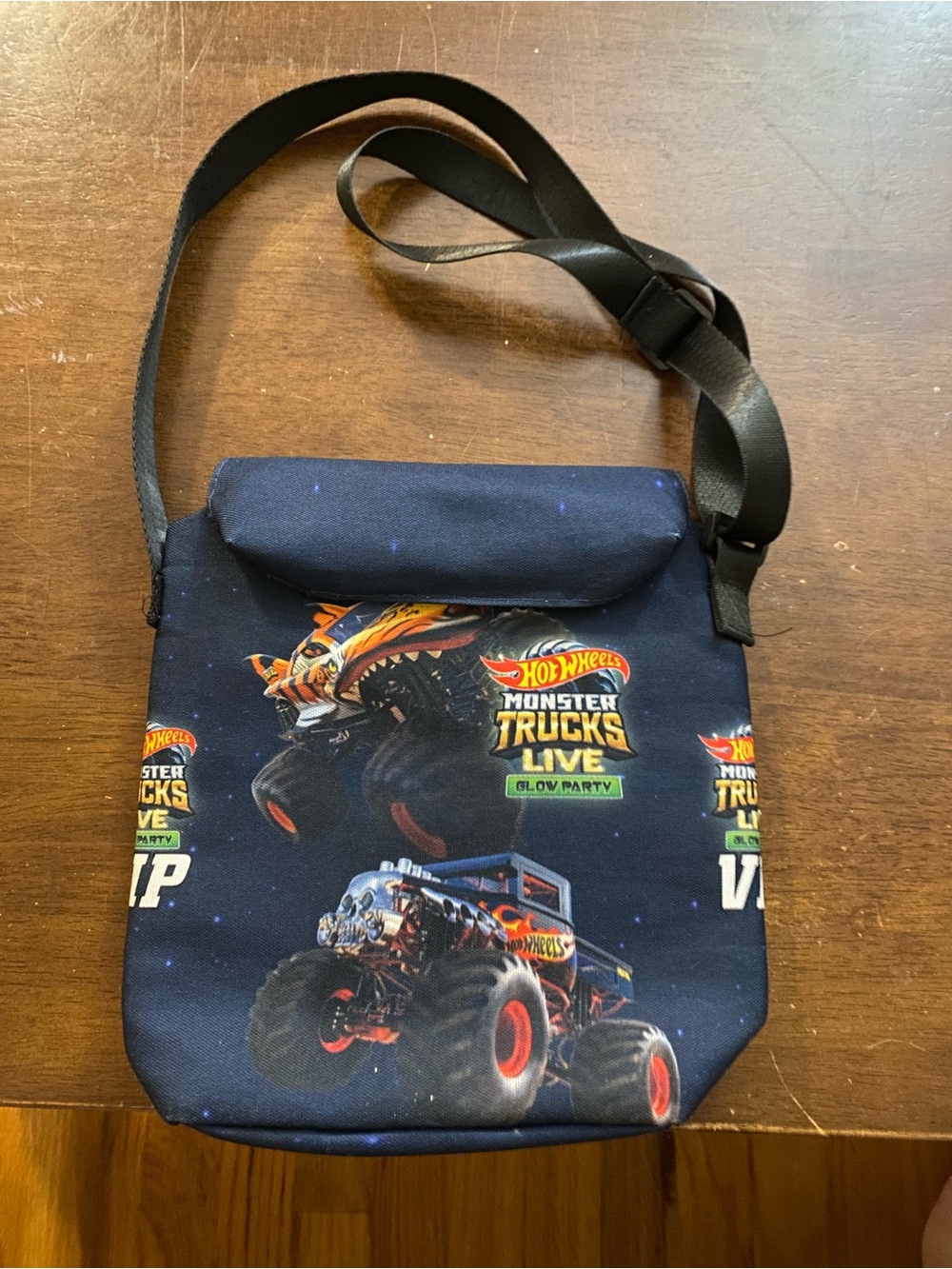 Monster Trucks Live Navy Crossbody Bag